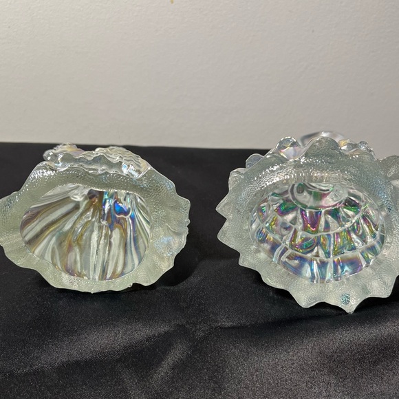 vintage Wheaton Ware Carnival Glass figurines Southern Belle & colonial lady - Picture 5 of 6